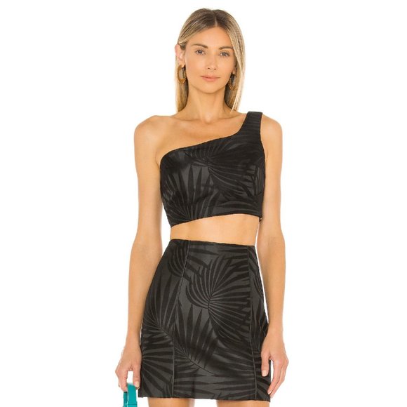 Significant Other • Camille satin jacquard matching‎ palm leaf set - Picture 10 of 10